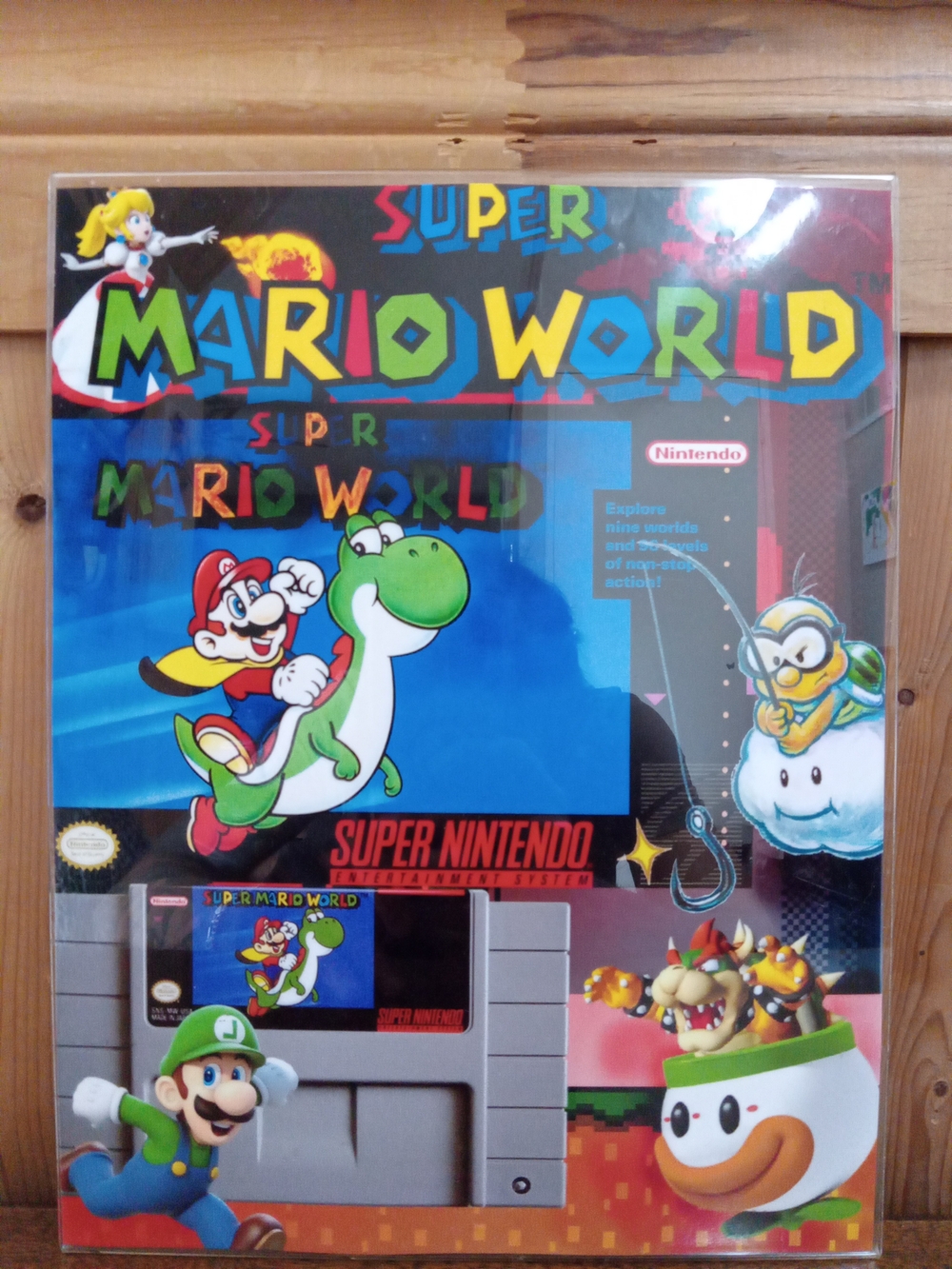 Nintendo Super Mario World - Mini Poster In Acrylic